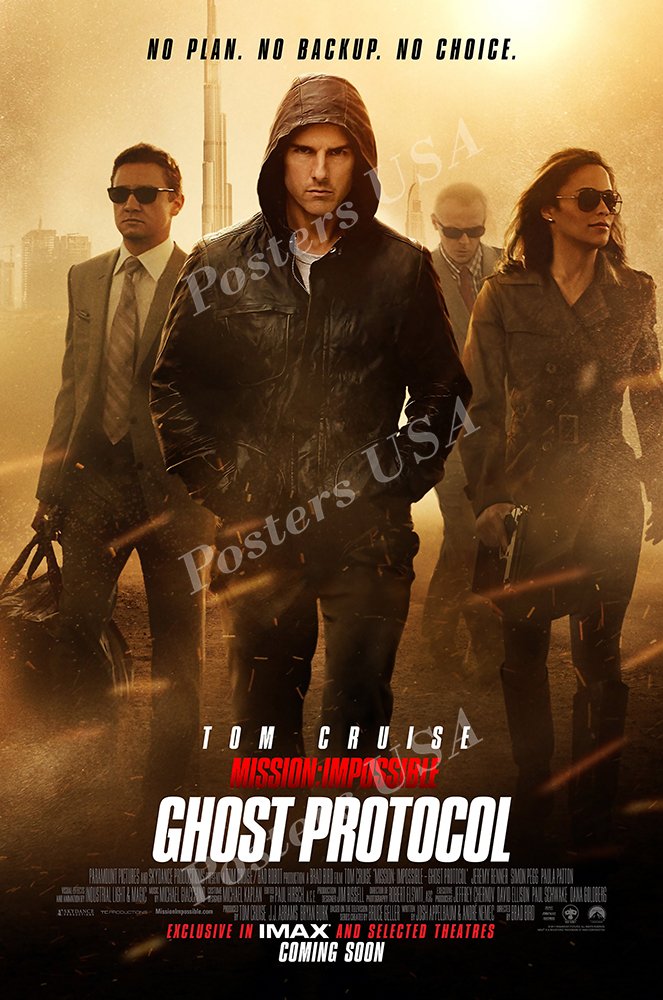 Amazon.com: Posters USA Mission Impossible Ghost Protocol Tom